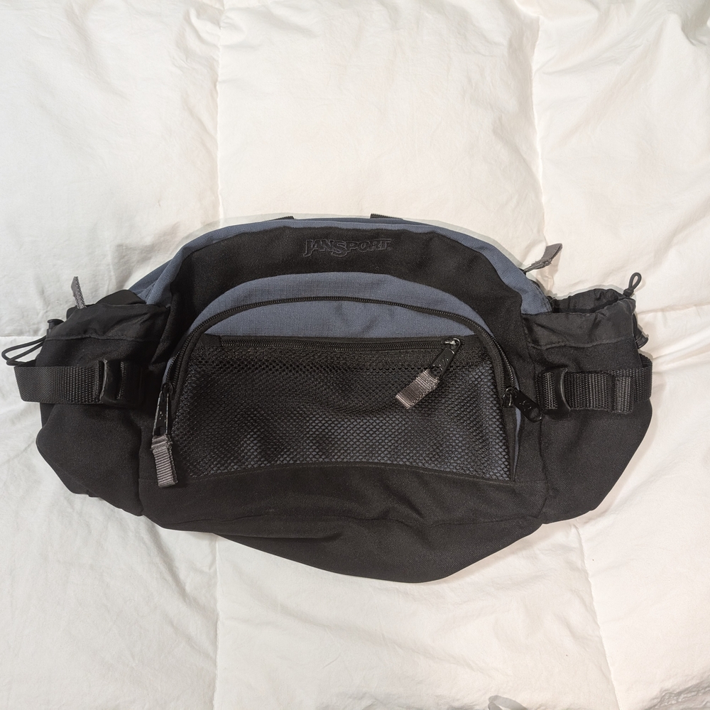 JanSport Black and Gray Men's Bag